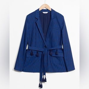 & Other Stories Ikat Jacquard Blazer and Trouser